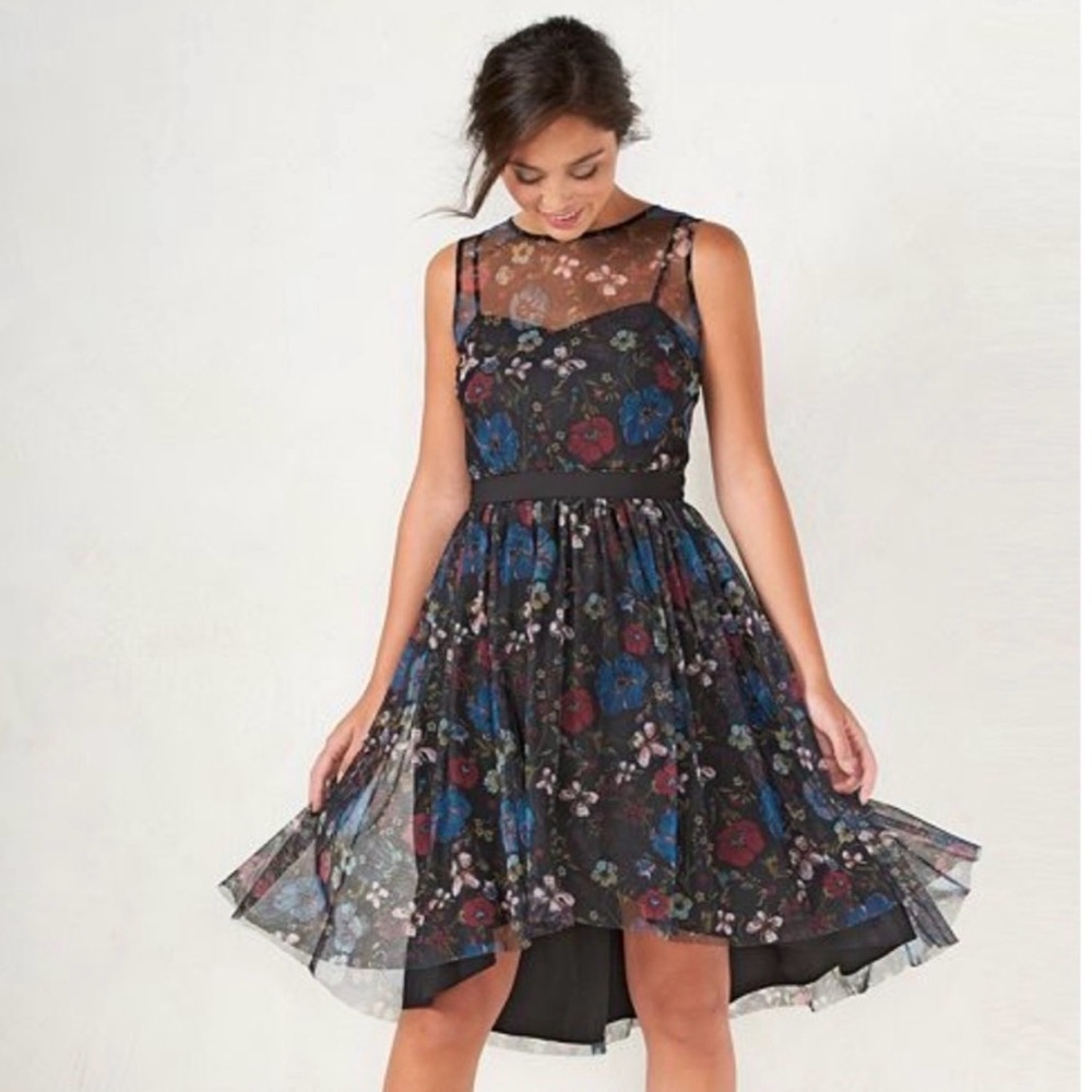 Disney Snow White LC Lauren Conrad Floral Tulle Dress NWT Size 16